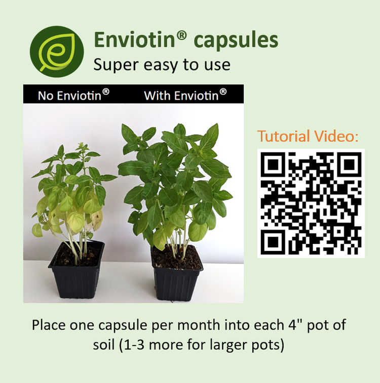 ENVIOTIN Plant Health Booster Capsules (100 capsules/bottle)